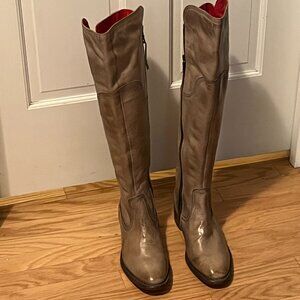 Tall Leather Boots